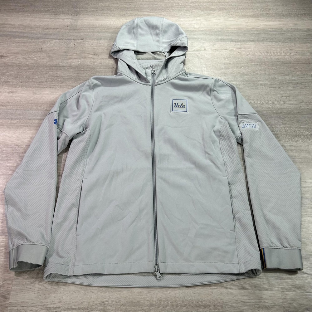 Under Armour UCLA Bruins‎ Hoodie Jacket Womens Medium Gray Athletic Full Zip